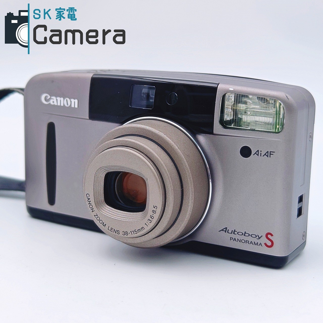 【中古】 Canon Autoboy S PANORAMA 取り調べる用写真フィルムにて突きとめる済み 加農砲 コンパクトフィルムカメラ