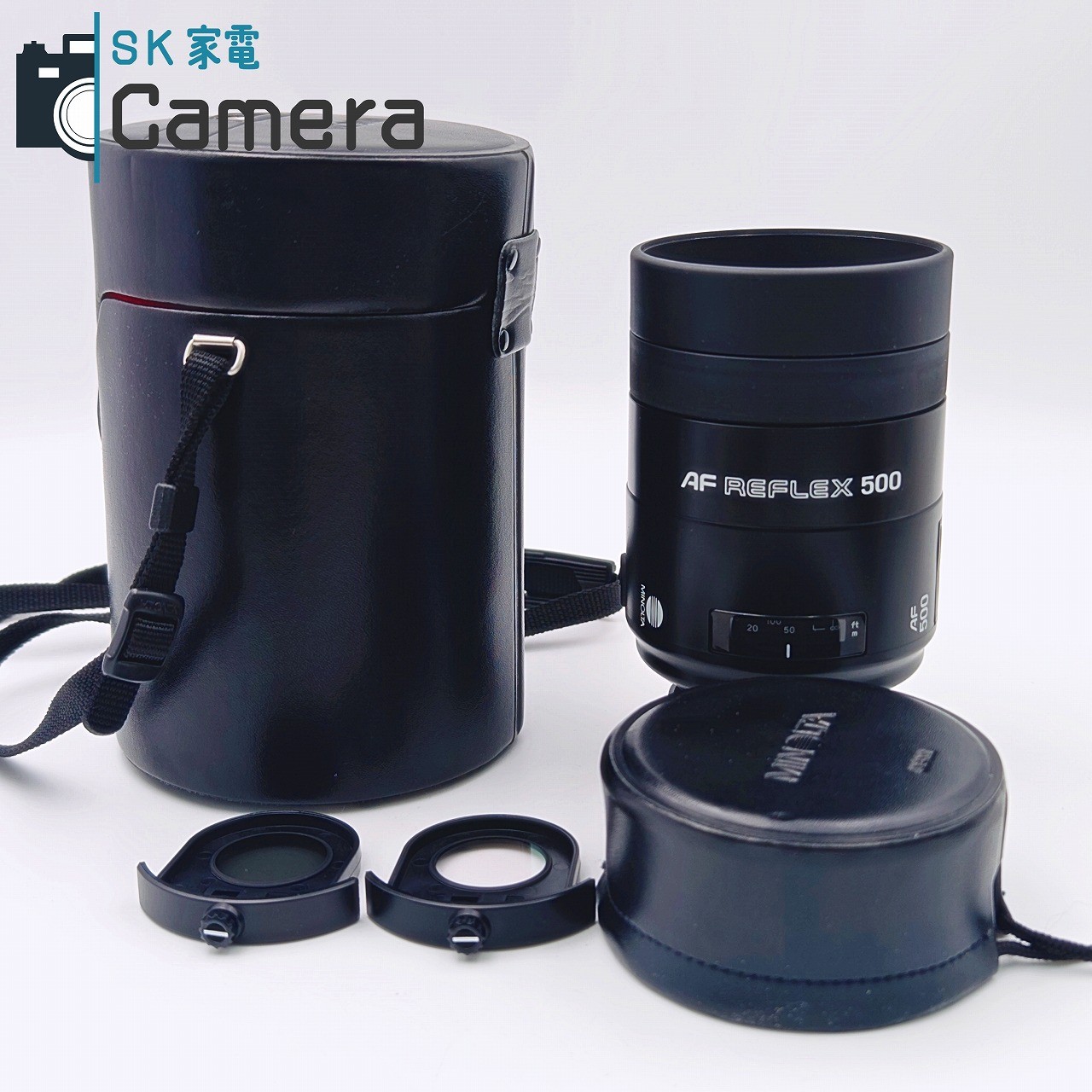 【中古】 MINOLTA AF REFLEX 500粍 F8 ミノルタ 容れもの ND4ｘ NORMALこし器 付 美品
