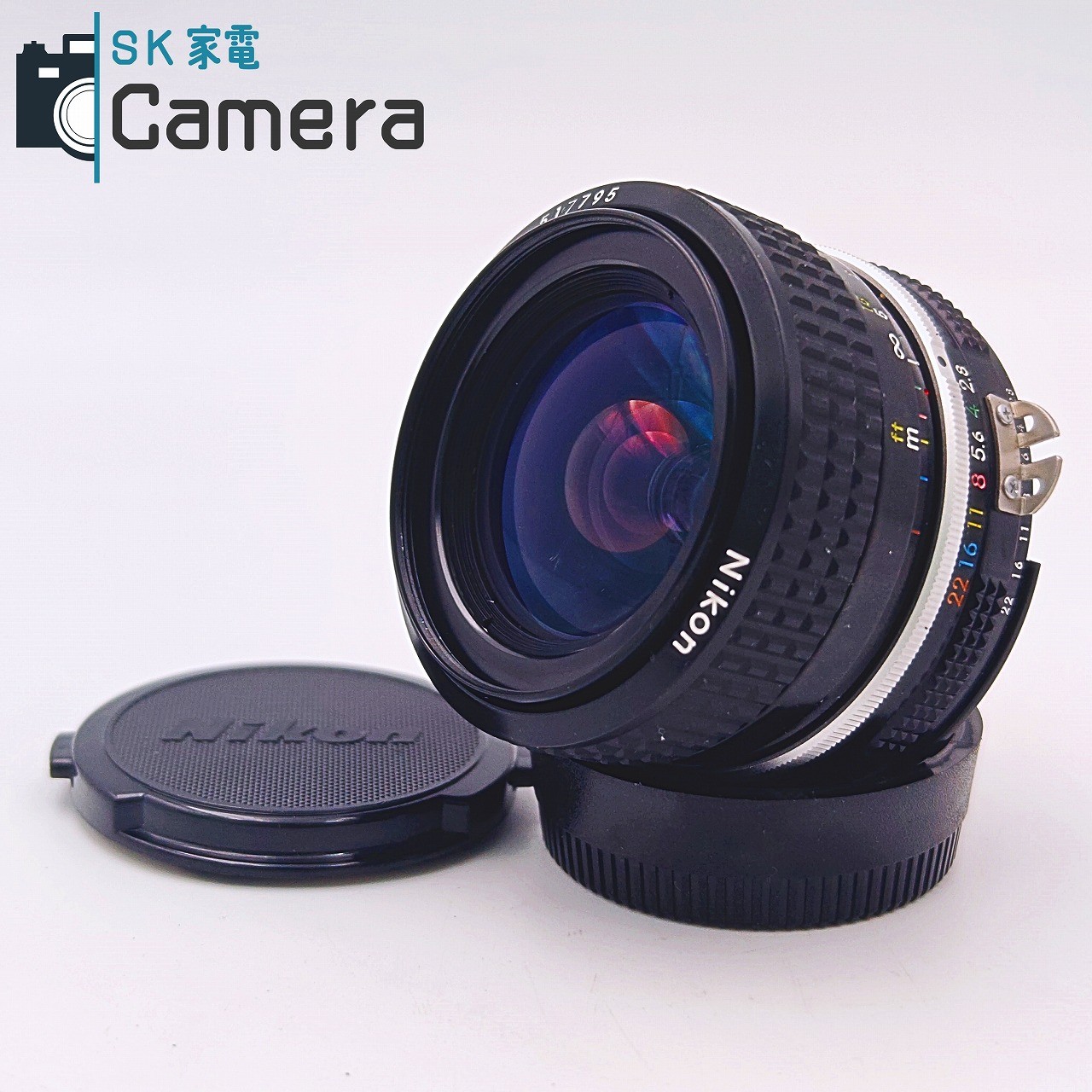 【中古】 Nikon NIKKOR 28粍 F2.8 Ai ニコン 旗がしら付 良