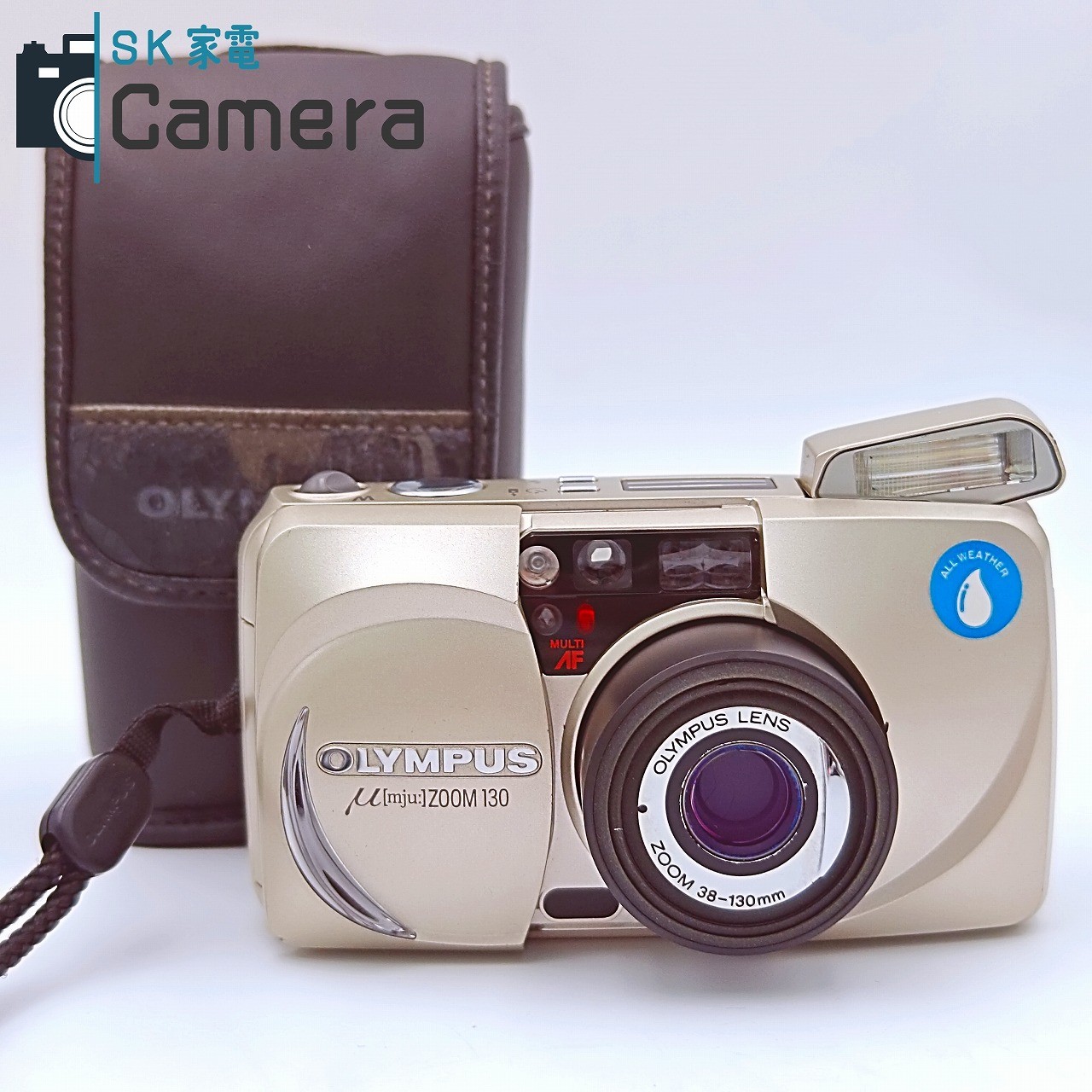 【中古】 OLYMPUS μ [mju:] ZOOM 130 38-130ｍｍ オリンパス ミュー コンパクトフィルムカメラ｜SK家電カメラ館店