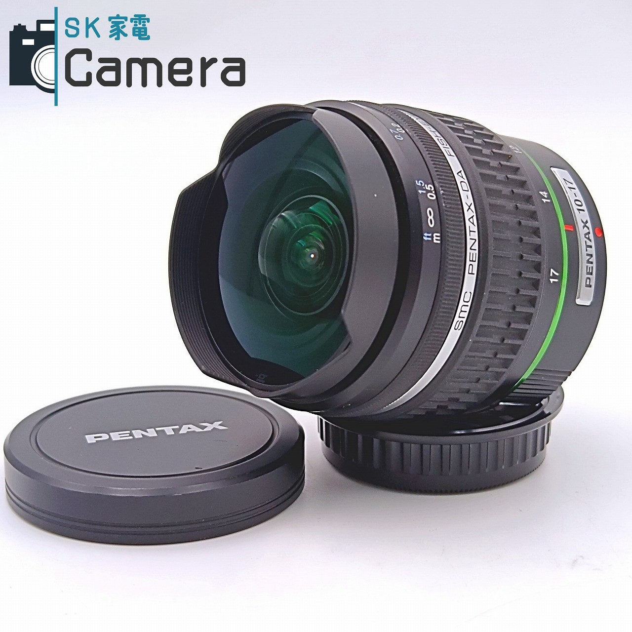 【中古】 PENTAX-DA FISH-EYE 10-17ｍｍ F3.5-4.5 ED [IF] ペンタックスK フィッシュアイ｜SK家電カメラ館店