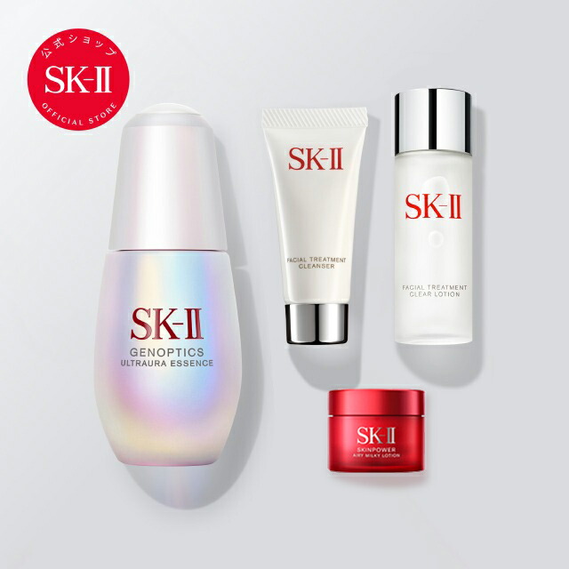 楽天市場 ジェノプティクス ウルトオーラ エッセンス トライアル キット Sk 2 Sk Ii エスケーツー 正規品 送料無料 Sk2 Skii ピテラ マックスファクター 美容液 スキンケア ウルト オーラ オーラエッセンス 誕生日プレゼント 女性 ギフト 化粧品 コスメ セット