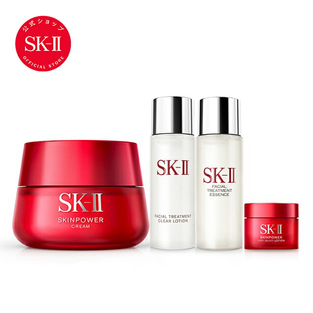 楽天市場 スキンパワー クリーム コフレ Sk 2 Sk Ii エスケーツー 正規品 Sk2 Skii ピテラ マックスファクター 乳液 誕生日 プレゼント 化粧品 プレゼント 女性 スキンケア ギフト コスメ 妻 彼女 友達 女友達 誕生日 エスケー 代 30代 40代 50代 美容乳液 Sk Ii