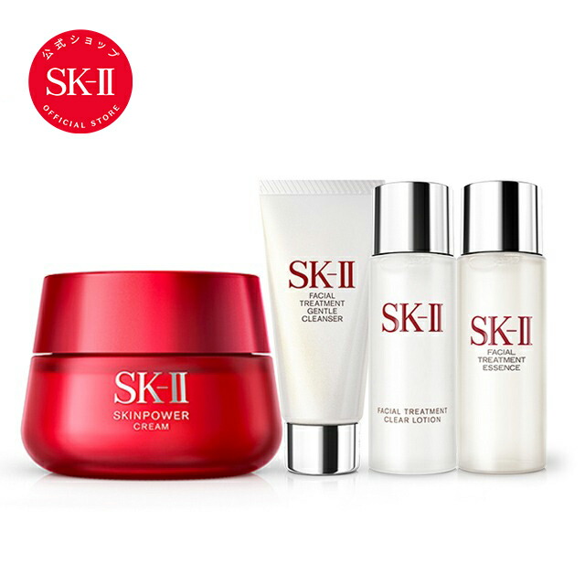 楽天市場 スキンパワー クリーム トライアル キット Sk 2 Sk Ii エスケーツー 正規品 Sk2 Skii ピテラ マックスファクター 乳液 誕生日プレゼント 化粧品 プレゼント 女性 スキンケア ギフト コスメ 妻 彼女 友達 女友達 誕生日 エスケー 代 30代 40代 50代 美容