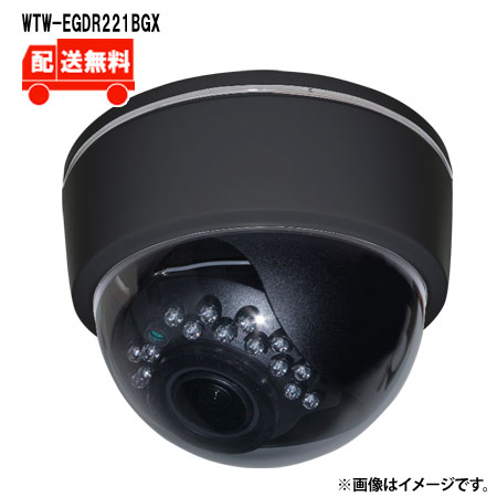 [送料無料]500万画素 機器間Wi-Fi対応IPネットワークシリーズ 屋内仕様 赤外線ドームカメラWTW-EGDR221BGXWTW 塚本無線 防犯カメラ 屋内 500万画素 　赤外線｜ULG店