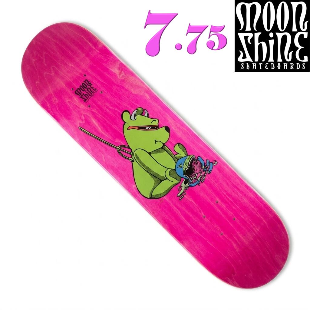【Moonshine Skateboards】7.75インチ デッキ ストリート パーク モデル "Kill Your Idoles" スケートボード メンズ レディース キッズ 初心者 上級者 ムーンシャイン スケートボード street スケボー｜スケートショップGEKKO店