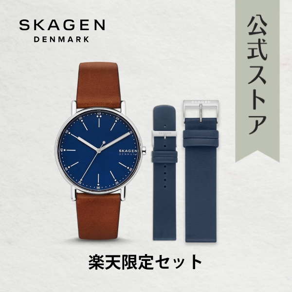 新発売 SKAGEN スカーゲン メンズ ミッドナイトレザーウォッチ kids