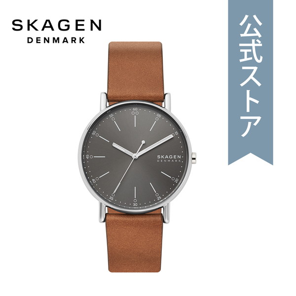 新発売 SKAGEN スカーゲン メンズ ミッドナイトレザーウォッチ kids