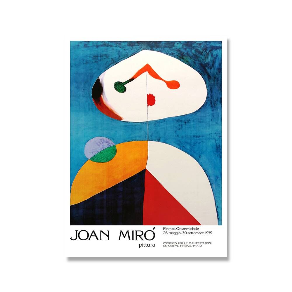 ミロ 抽象画 ポスター＆フレーム★ 楽天市場】ジョアン ミロ ポスター 目 抽象画 北欧 モダン
