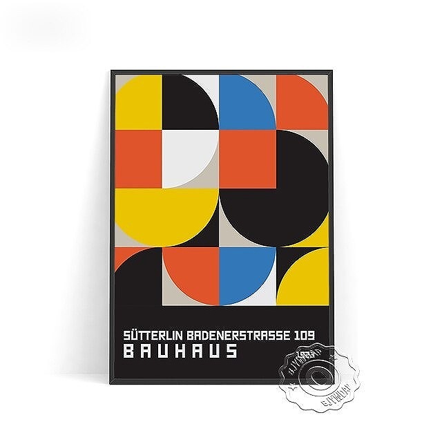 バウハウス Bauhaus アートポスター A2版 Bauhaus アートポスター バウハウスレトロポスター モダン A2
