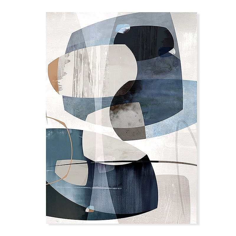 楽天市場】アートポスターフレーム付・北欧 幾何学抽象画シリーズ 3枚