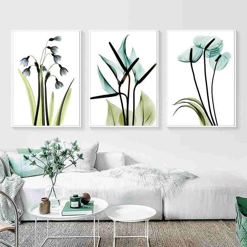 楽天市場】A33枚セット アートポスターフレーム付・北欧 幾何学抽象画