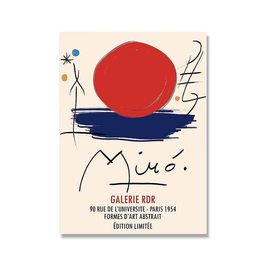 【額縁付き】 A2 ポスター Joan Miro ミロ 2 額縁付き】 A2 ポスター Joan Miro ミロ 2 - メルカリ