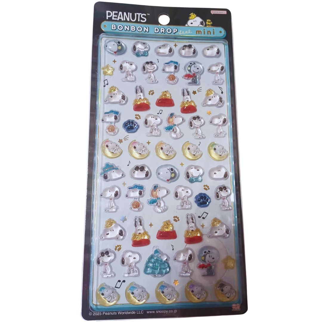 楽天市場】ボンボンドロップシール ミニ スヌーピー PEANUTS サン