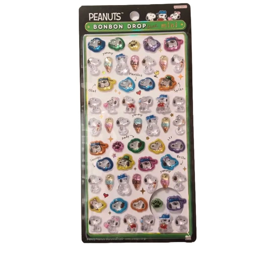 楽天市場】ボンボンドロップシール ミニ スヌーピー PEANUTS サン