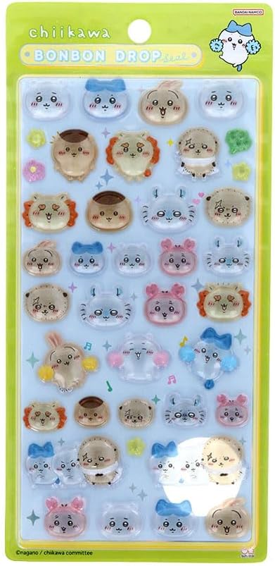 楽天市場】4種セット サンスター文具 ボンボンドロップシール ちいかわ