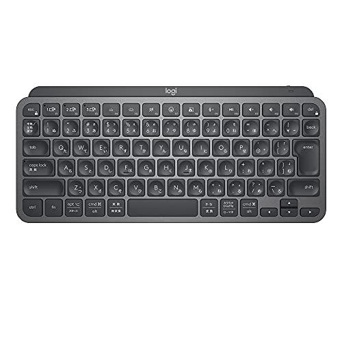 ロジクール Logicool MX KEYS mini KX700GR ミニマリスト ワイヤレス イルミネイテッド キーボード グラファイト 充電式 bluetooth Logi Bolt Unifying非対応 USB-C-A 日本語配列 windows mac chrome ios Android 無線 KX700　福島南倉庫画像