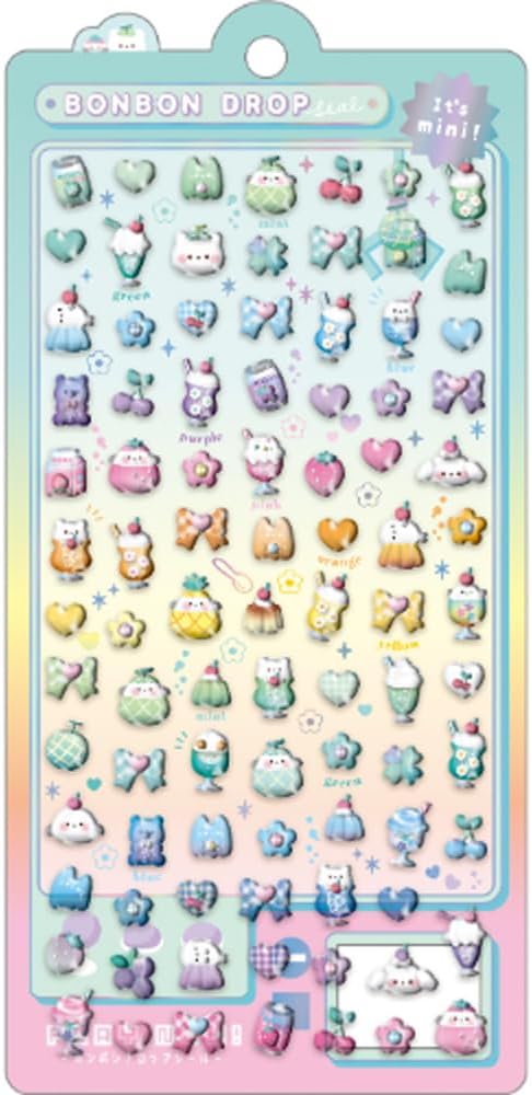 楽天市場】シール ボンボンドロップシール がおがおボンボン 91054