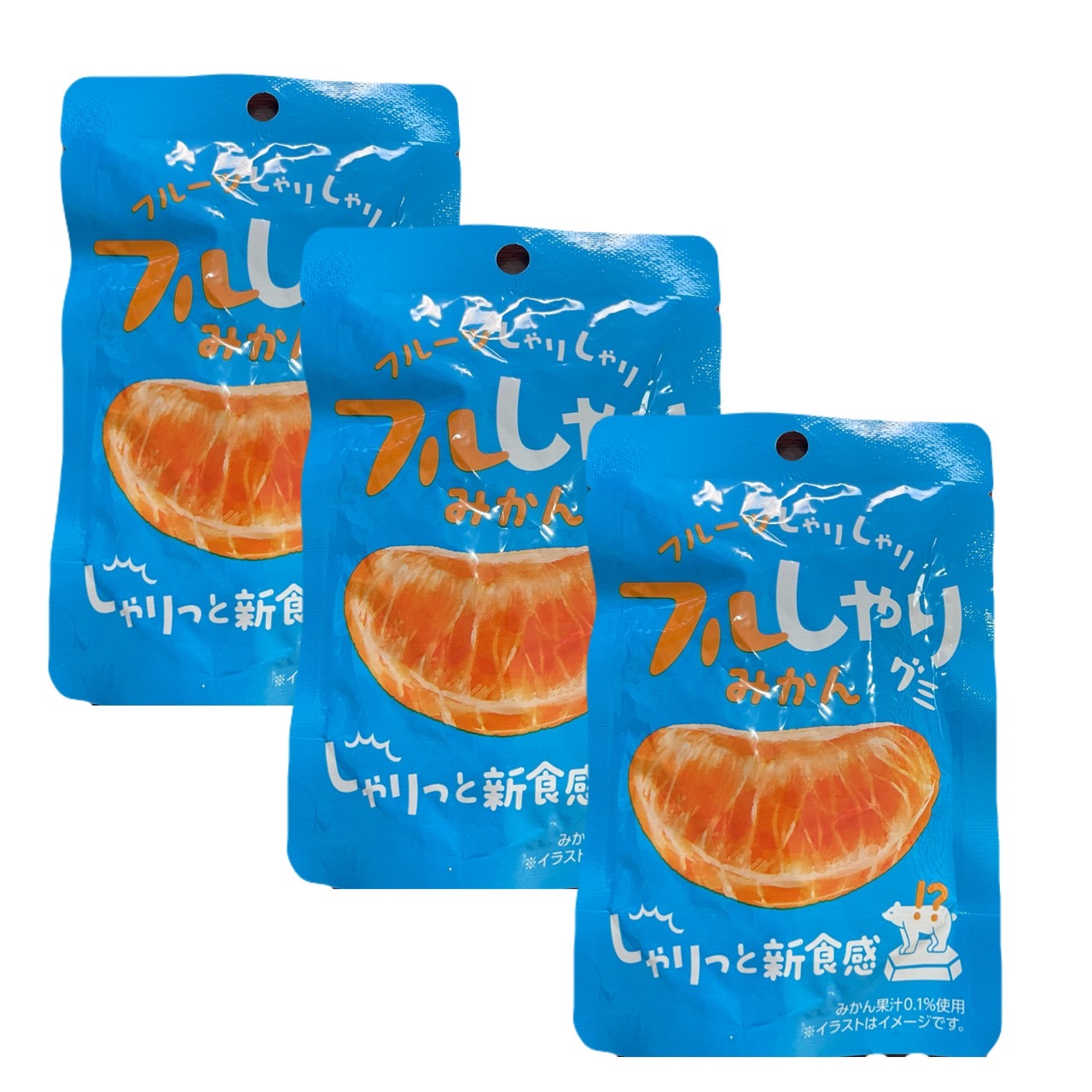 フルしゃりみかんグミ 30袋セット Amazon | 【お試しセット】フルしゃりグミ みかん ×3個 販路限定