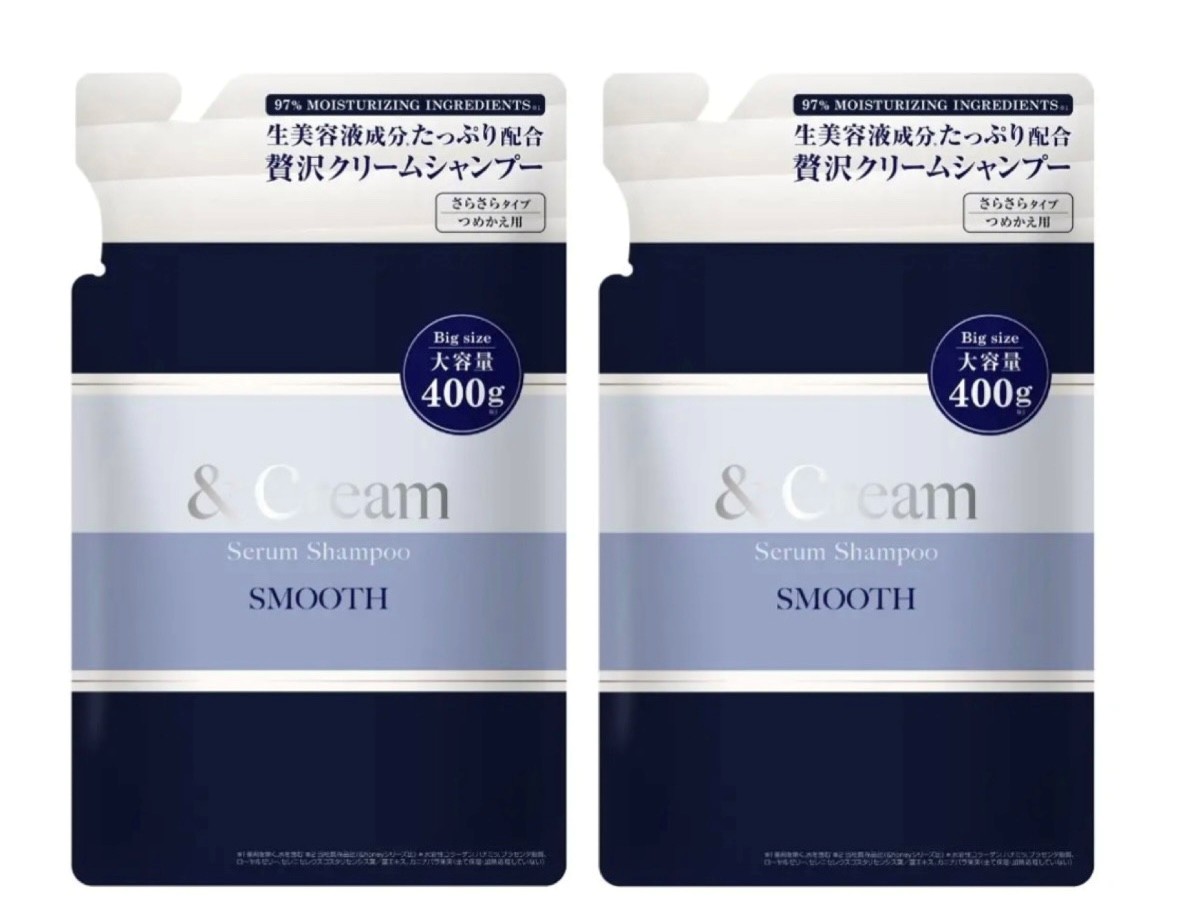 アンドクリーム　セラムシャンプー　モイスト４セット　スムース４セット アンドクリーム セラムシャンプー モイスト4セット スムース4