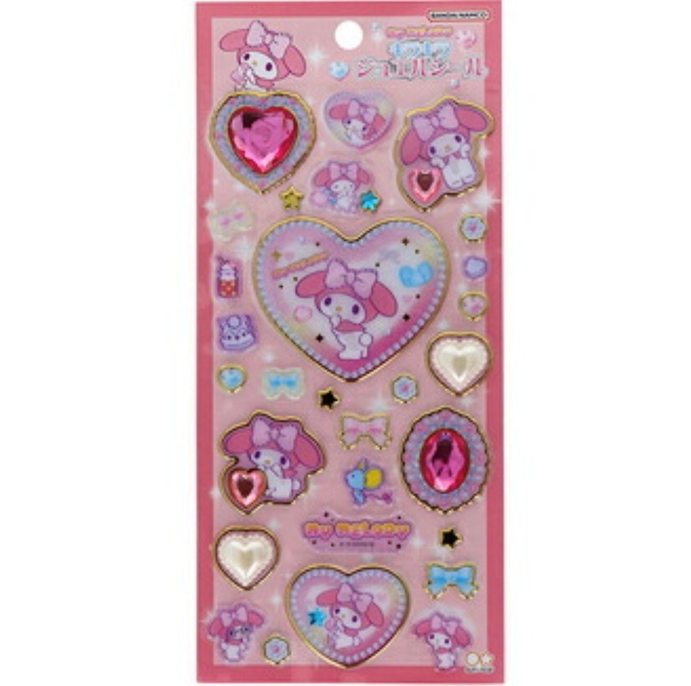 楽天市場】マイメロディ キラキラジュエルシール バレエコア柄