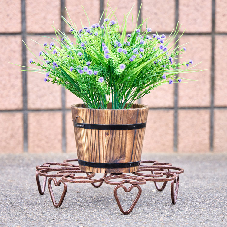 楽天市場】のせるんです 300 プランタースタンド おしゃれ フラワー