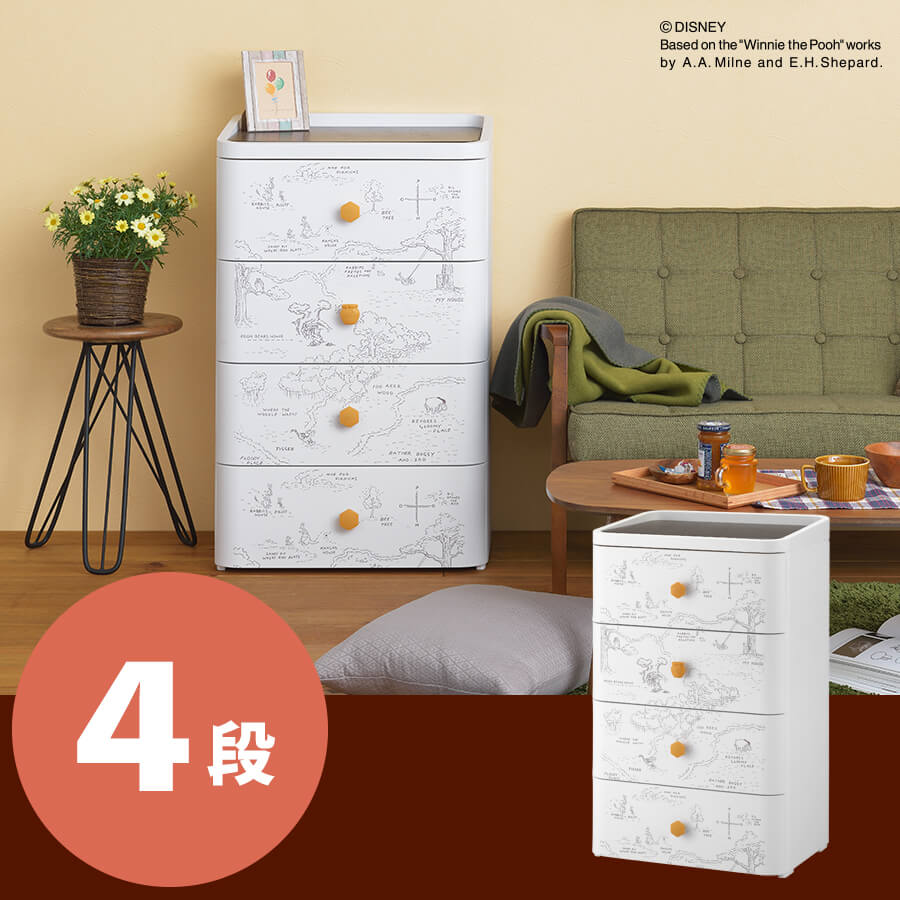 楽天市場 11 30 12 1に使える10 Offｸｰﾎﾟﾝ ﾎﾟｲﾝﾄ最大9倍 サンカ公式 送料無料 Dna Rd543a 収納ケース ディズニー ナチュラルスタイル ロイヤルドロアー 543aタイプ 3段 幅54 5 奥行43 5 高さ67 5cm スキュウプラス Squ サンカ公式 すてき快適ハウス