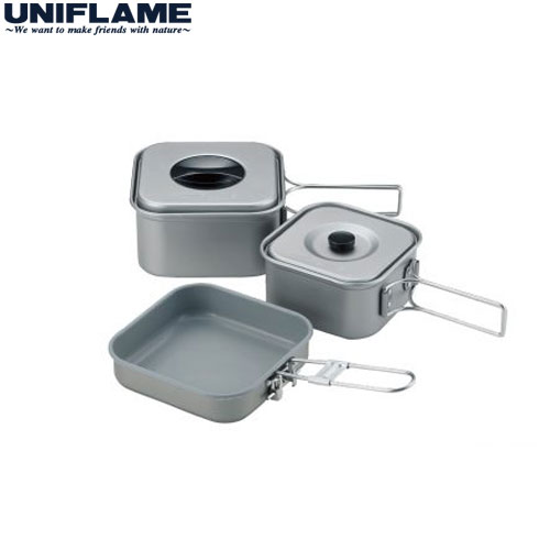 【楽天市場】キャンプ用品 ユニフレーム UNIFLAME 山クッカー角型3 667705[pt_up]：スキーインパクト