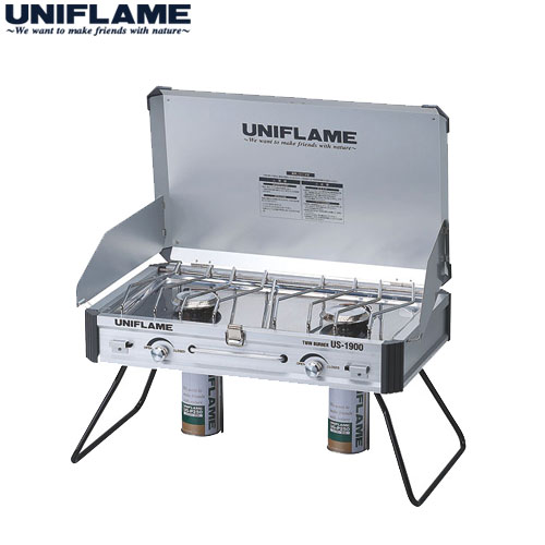 キャンプ用品 ユニフレーム UNIFLAME ツインバーナーUS-1900 610305[ポイント2倍]｜スキーインパクト