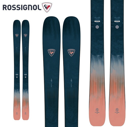[旧モデルスキー] ロシニョール ROSSIGNOL レディース ラリーバード92 RALLYBIRD 92(板のみ) 23-24モデル スキー板