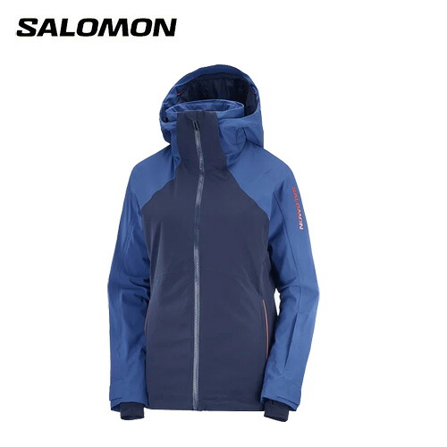サロモン SALOMON レディース スキージャケット ブリリアント BRILLIANT (NIGHT SKY/NAVY PEONY/FIERY RED) LC1825200 スキーウェア