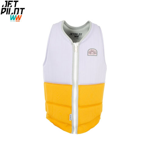 JETPILOT ジェットパイロット インパクトべスト ネオベスト-シナ レディース SINA FUCHS-X1 F/E NEO VEST (パープル/マスタード) JA22302CE[ポイント5倍]｜スキーインパクト