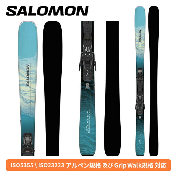 サロモン SALOMON スタンス STANCE W 80+M10 GW (金具付き) オールマウンテン レディース L47910200 [スキー板] [25-26] [2026] [NEWモデル]