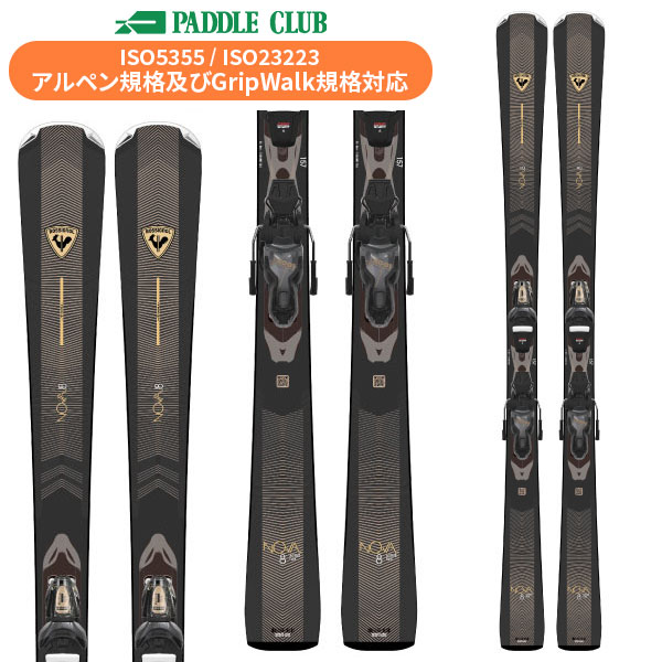 ロシニョール ROSSIGNOL NOVA 8 + XPRESS W 11 GW (金具付) ノバ オールコンディション レディース RANPX02 [スキー板] [25-26] [2026] [NEWモデル]