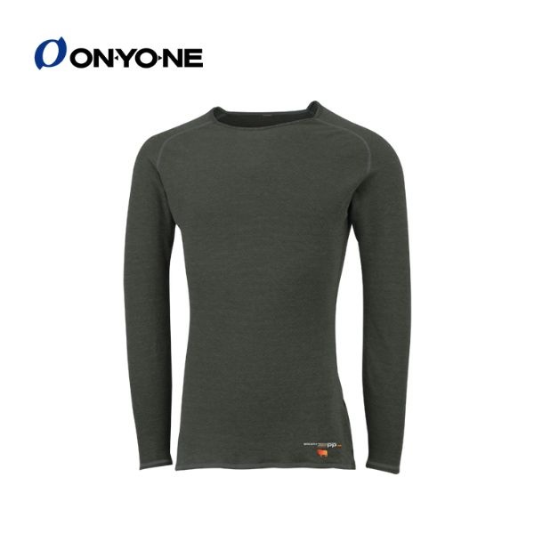 オンヨネ ONYONE メンズロングスリーブ(朦々たる) アンダーお召しもの 防寒 素っ気ない メリノウール ODJ99504