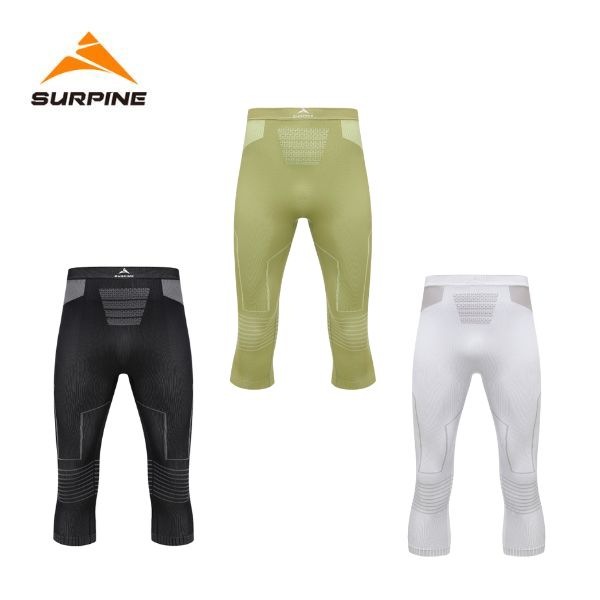 サーパイン SURPINE メンズ ベースレイヤー HEATLOCK PRO THERMAL BASELAYER 3/4 BOTTOM M 7分丈 BLWPDM037