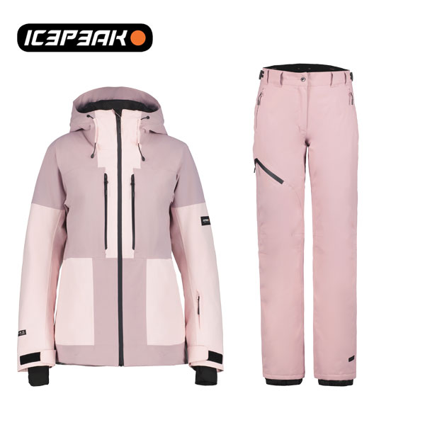 アイスピーク icepeak レディース スキーウェア 上下セット CAVOUR WOMEN + CURLEW WOMEN ジャケット パンツ 25-26FW 53224/54040