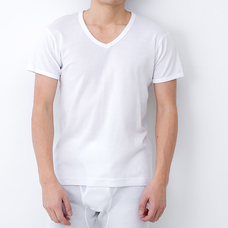 楽天市場 普通の 半袖 V首 シャツ メンズ 年間 Vネック Tシャツ 綿100 肌着 下着 普通 インナー 紳士 男性 シニア 抗菌 防臭 昭和 敬老の日 父の日 ギフト プレゼント 白 M L Ll M0103x R 暮らしの肌着