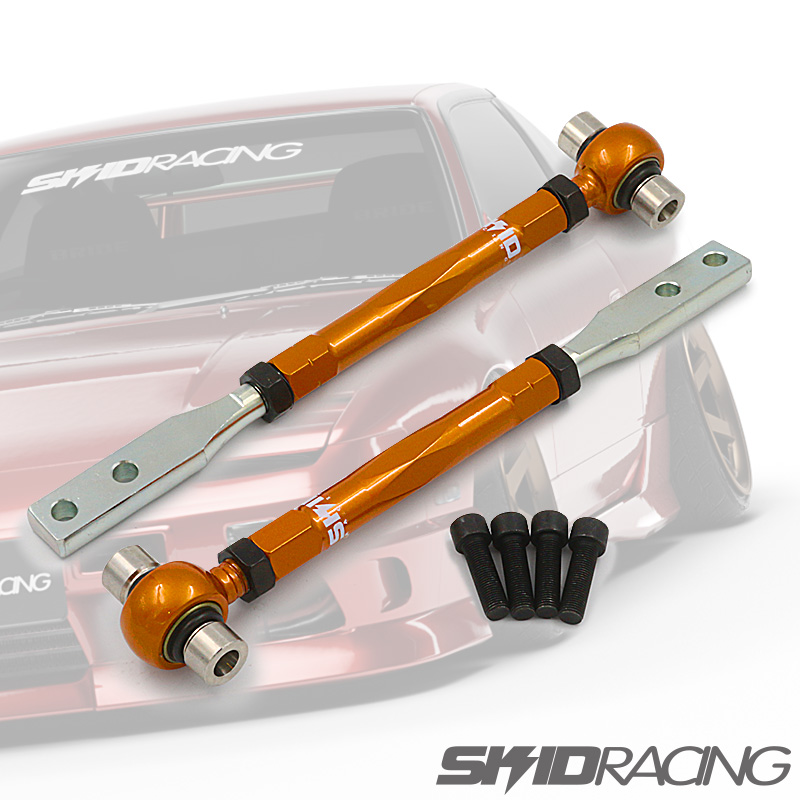 楽天市場】車検OK S14 S15 切れ角アップ対応 オフセット テンションロッド フロント スキッドレーシング R33 R34 C34 C35  ステージア Y32 Y33 : SKID RACING 楽天市場店