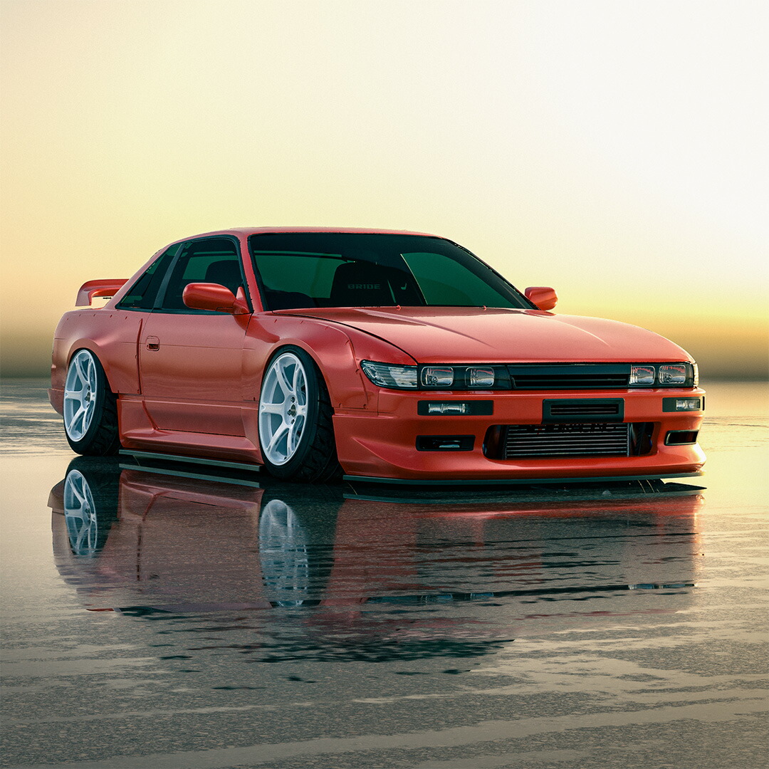 楽天市場】180sx リア スポイラー ウィング ダックテール