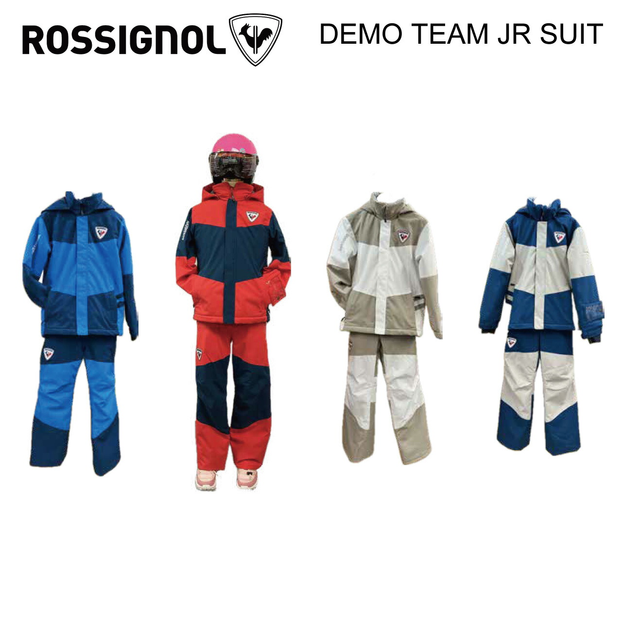 25-26 ROSSIGNOL ロシニョール DEMO TEAM JR SUIT スキーウェア ジュニア キッズ ユニセックス 男女兼用 上下セット スノーボード ウィンタースポーツ 2wayストレッチ 防水 撥水 国内正規品 送料無料 24,503円