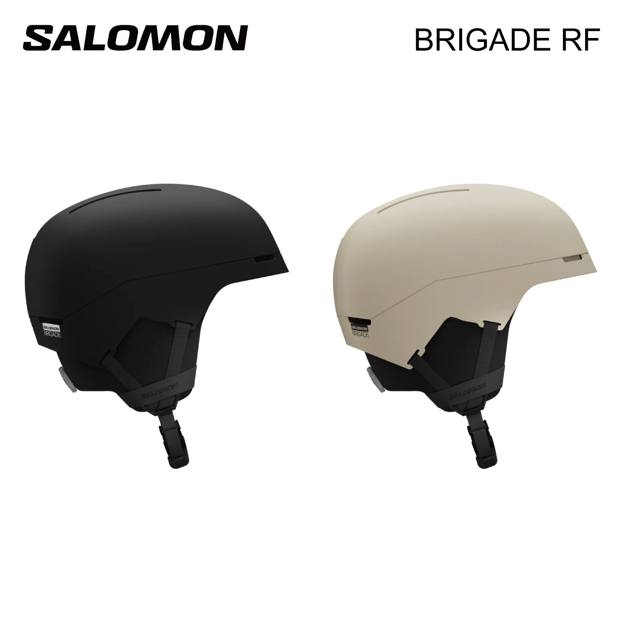25-26 SALOMON サロモン BRIGADE ROUND FIT スノーヘルメット ユニセックス アジアンフィット EPS4D技術搭載 スキー スノーボード ウィンタースポーツ 正規品 送料無料