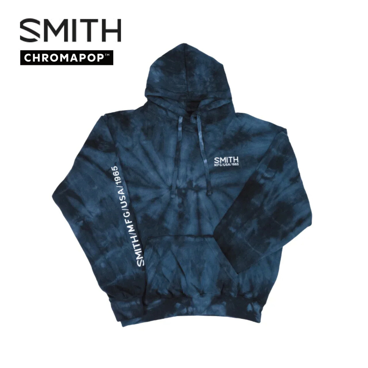 24-25 SMITH スミス Tie Dye Issue Hoodie パーカートレーナー ユニセックス 男女兼用 裏起毛 暖かい フード付き 長袖 軽量 トップス スキー スノーボード アウトドア パーク ウィンタースポーツ 数量限定 国内正規品 送料無料｜スキーライフ365