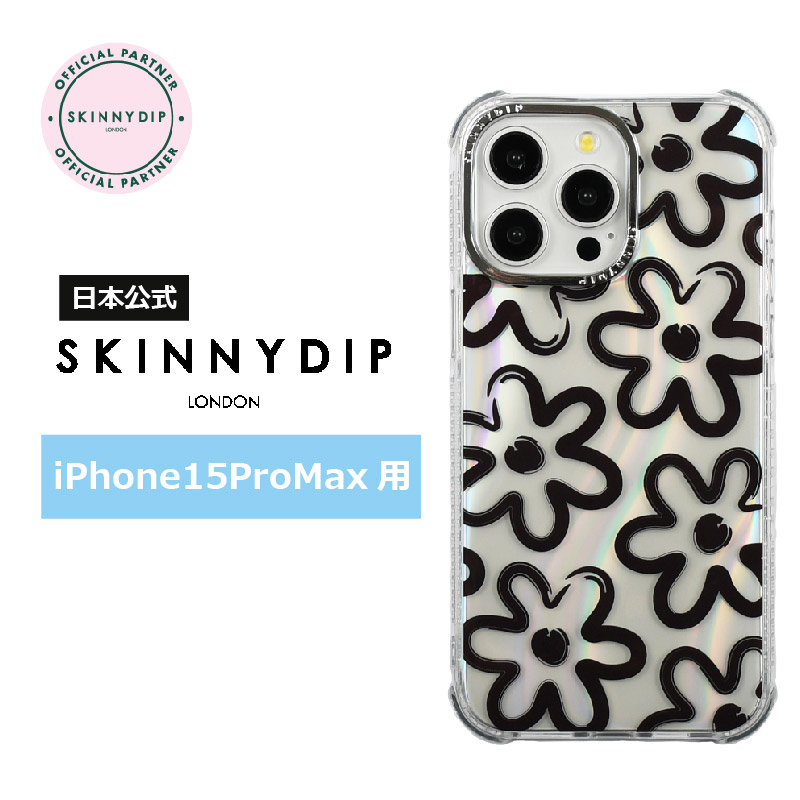 【SKINNYDIP】iphoneケース クレヨンフラワー ストライプ imgrc0108381386.jpg
