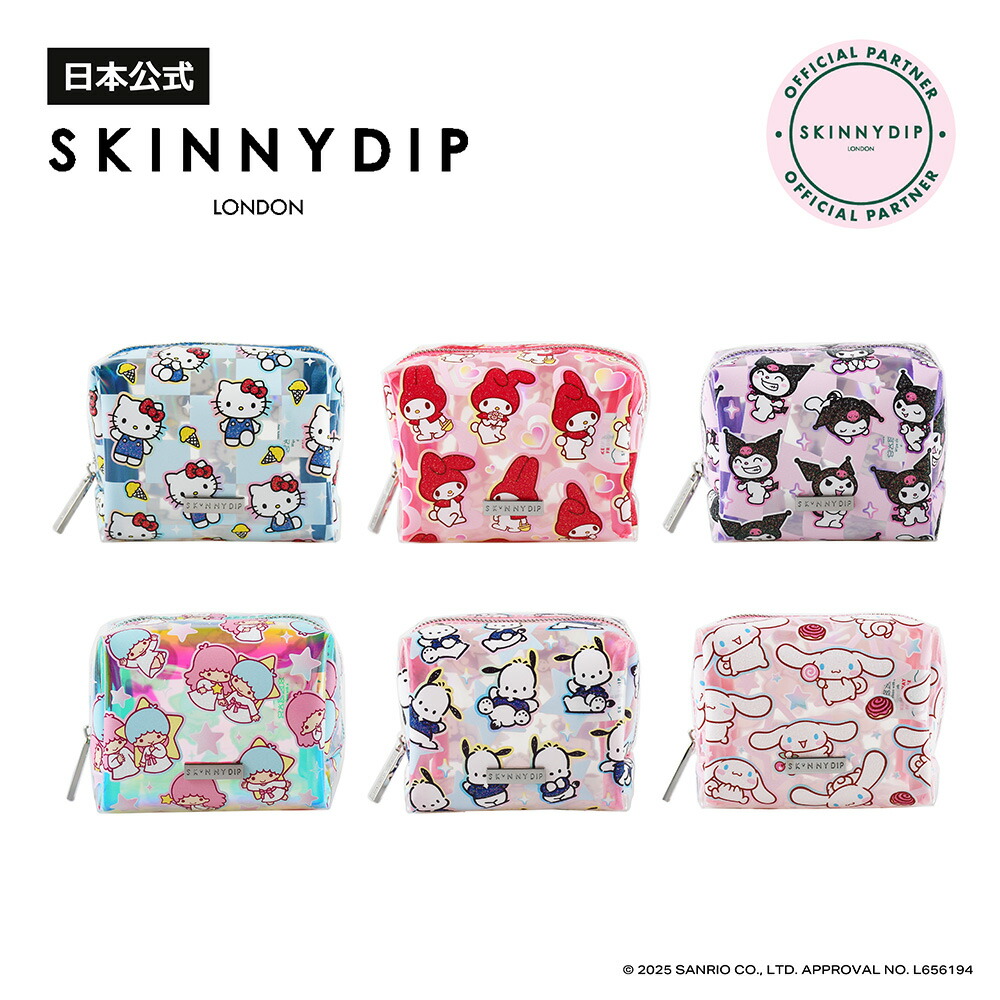 楽天市場】【公式】SKINNYDIP ポーチ ナルミヤキャラクターズ
