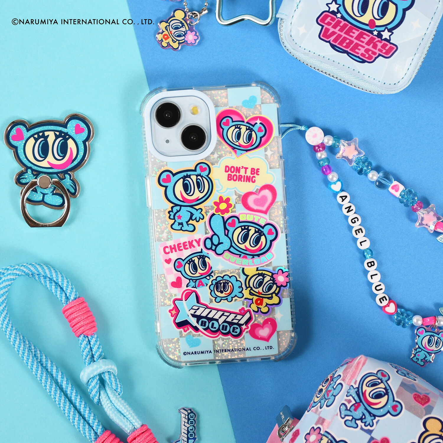 公式】SKINNYDIP iPhone用 ケース ナルミヤキャラクターズ エンジェル