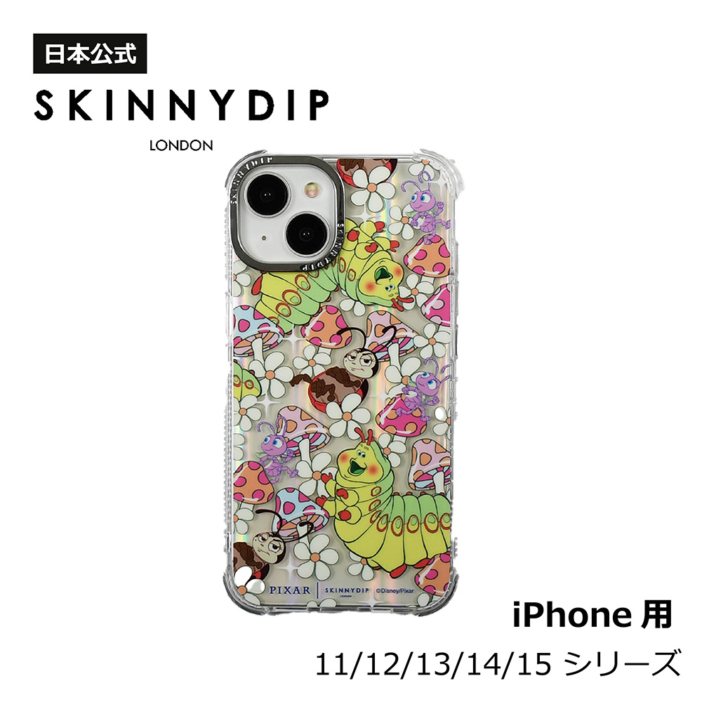 【公式】SKINNYDIP iPhoneXR/11/12/13/14/15シリーズ用 ケース バグズ・ライフ ディズニー iPhone12 iPhone13 iPhone14 iPhone15 スマホケース 耐衝撃性画像