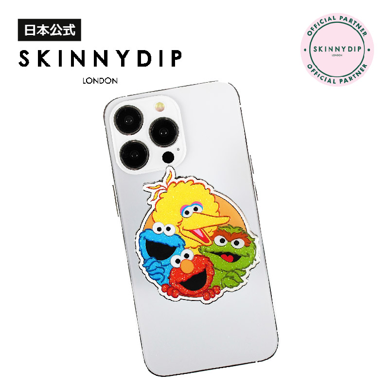 楽天市場】【公式】SKINNYDIP フォングリップ セサミストリート