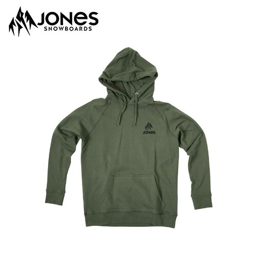 ジョーンズ JONES トラッキーオーガニックコットンフーディー TRUCKEE ORGANIC COTTON HOODIE (PINE GREEN)