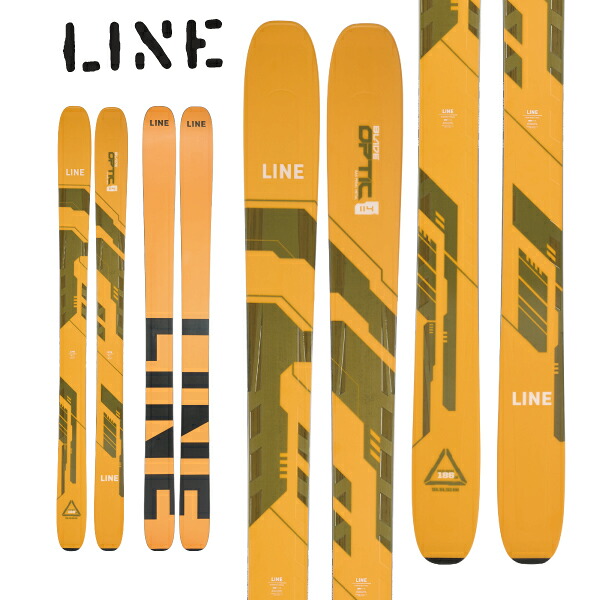 [旧モデルスキー] ライン LINE ブレイド オプティック BLADE OPTIC 114 (板のみ) 23-24モデル スキー板[ポイント5倍]